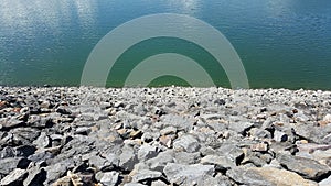 Stone on the mountain at Srinakarin Dam Kanchanaburi