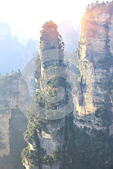 Stone mountain at zhangjiajie