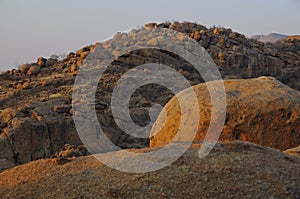 Stone mountains