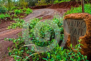 Stone Munro Trail Marker