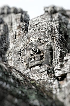 Stone murals and sculptures in Angkor wat, Cambodia