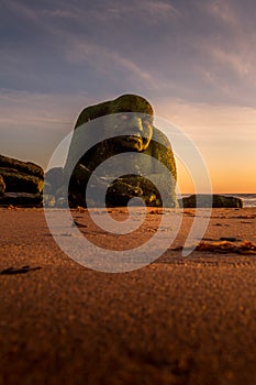 The Stone Ogre on Cleveleys Beach photo