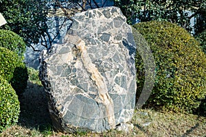 The stone in the park