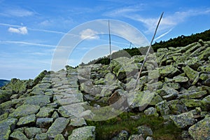 Stone path in Krkonose