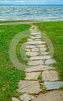 Stone Path to Lake Superior