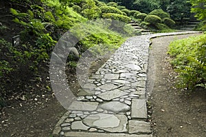 Stone pathway