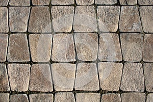 Stone pavement.