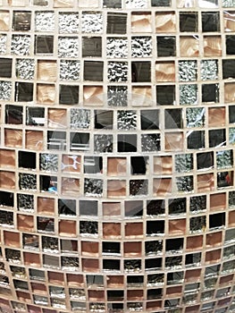 Stone pavement with abstract pattern.