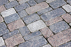 Stone pavement background