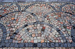 Stone pavement pattern