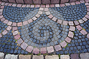 Stone pavement pattern