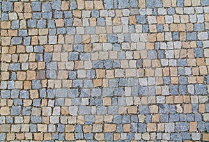 Stone pavement texture.