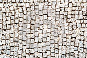 Stone pavement texture, abstract background