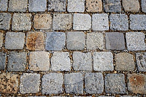 Granite cobblestoned abstract background. photo
