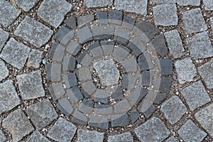 Stone paving texture. Abstract structured