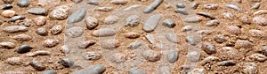 Stone paving texture. Abstract structured background