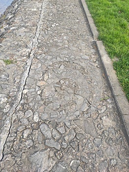 Stone pawed pathway Kula Serbia