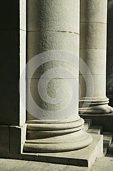 Stone pillar at Hong Kong Legislative Council photo