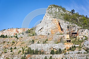 Quarry in Slovakia, Slovak Karst near Roznava