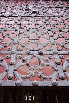 Stone porters or bastaixos. Santa Maria del Mar, Barcelona, Spain