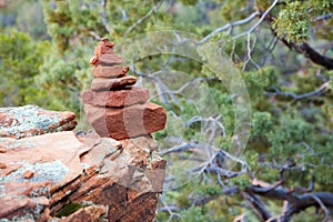 Stone pyramid