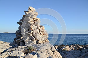 Stone pyramid