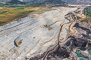 Stone quarry aerial