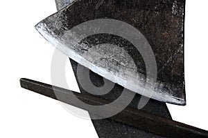 Stone and rasp and ax