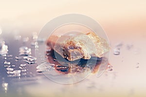 Beautiful stone reflection