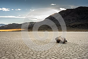 Stone Rests on Racetrack Playa