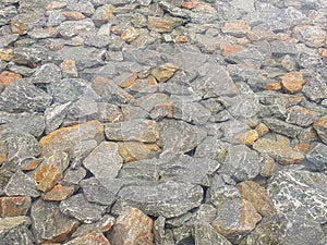 Stone rock texture photographed close up