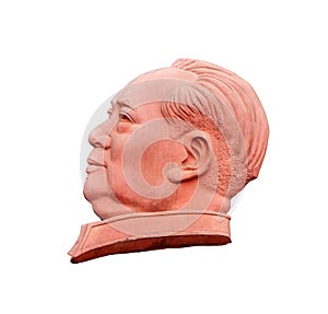 Stone sculpture of Mao Zedong