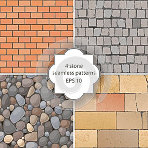 Stone seamless patterns