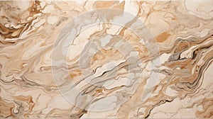 Stone Serenity: A Tranquil Panoramic Banner Featuring Beige-Toned Abstract Marbleized Stone Texture, Inspiring Calmness, and Seren