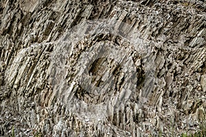 The texture of the stone.