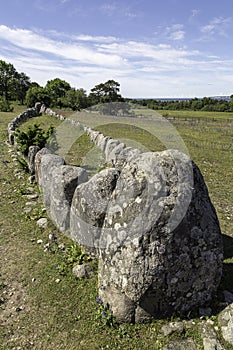Stone Ship on Gotland, Sweden