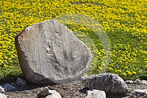 Stone sign