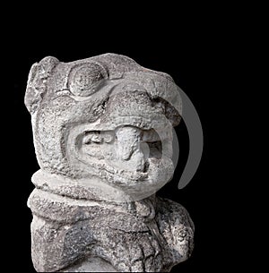 Stone Sitting Jaguar