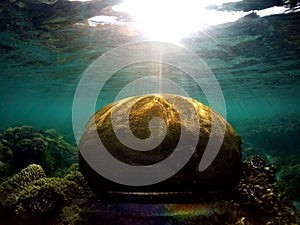 the stone that smiles when we see it