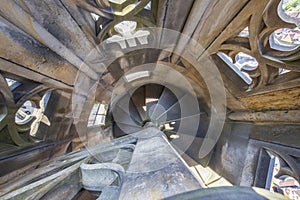 Stone stair inside the tower of the Cathedral
