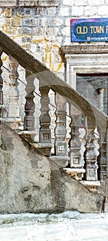 Stone staira in Kotor, Montenegro.