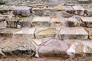 Stone staircase background