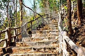 Stone staircase leading uphill