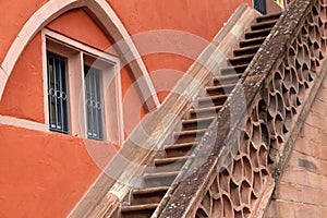 stone staircase of the old palace