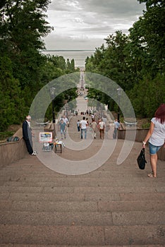 Stone staircase in Taganrog