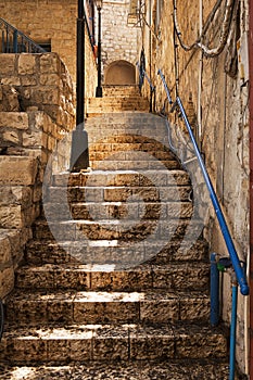 Stone Staircase In Zefat
