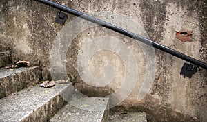 Stone stairs detail