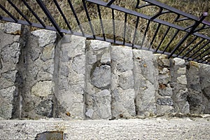 Stone stairs detail