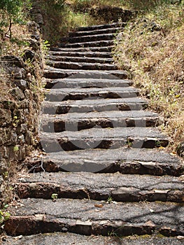Stone stairs path