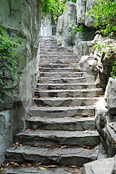 Stone stairway